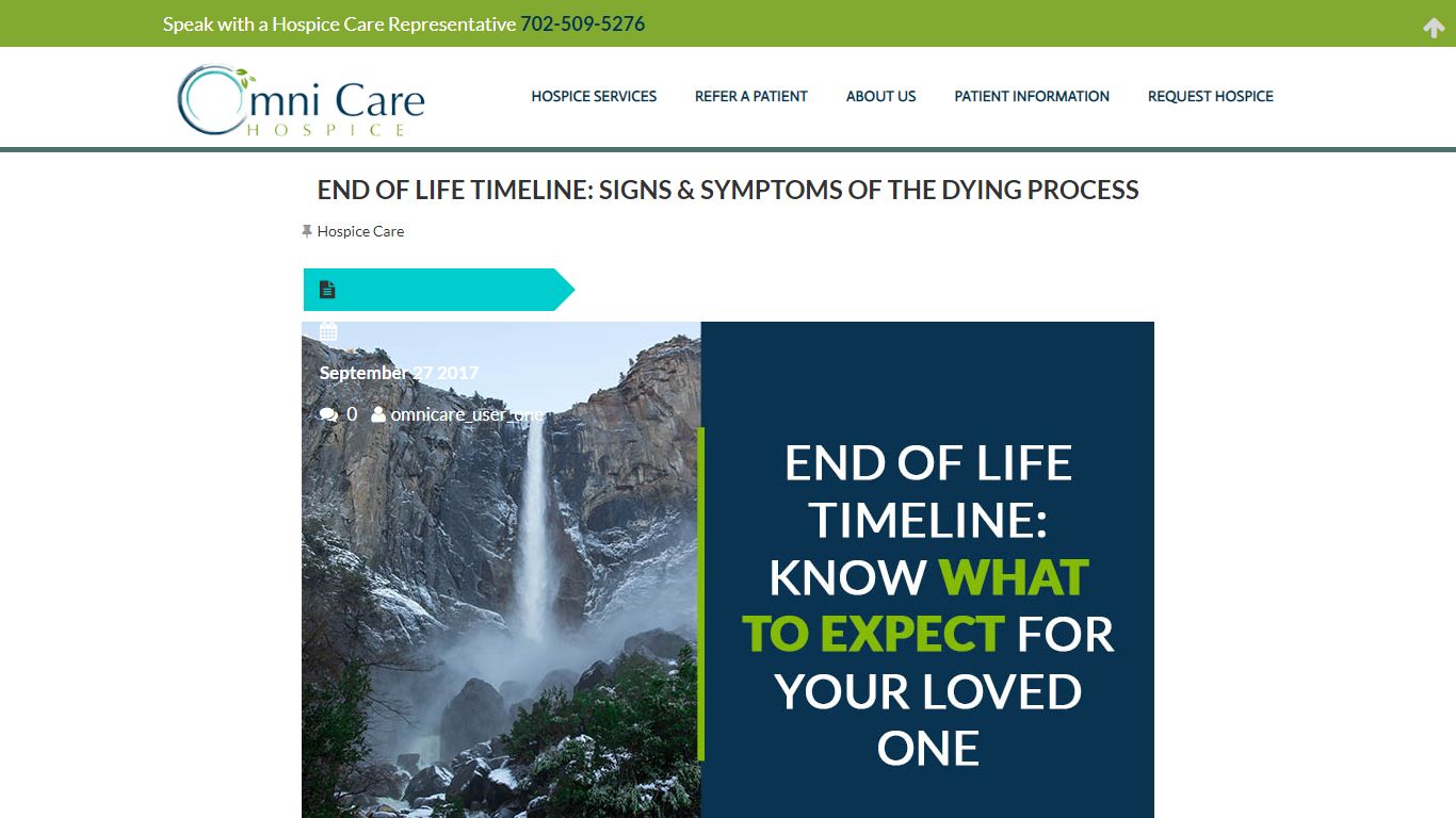 End of Life Timeline: Signs & Symptoms Of The Dying Process